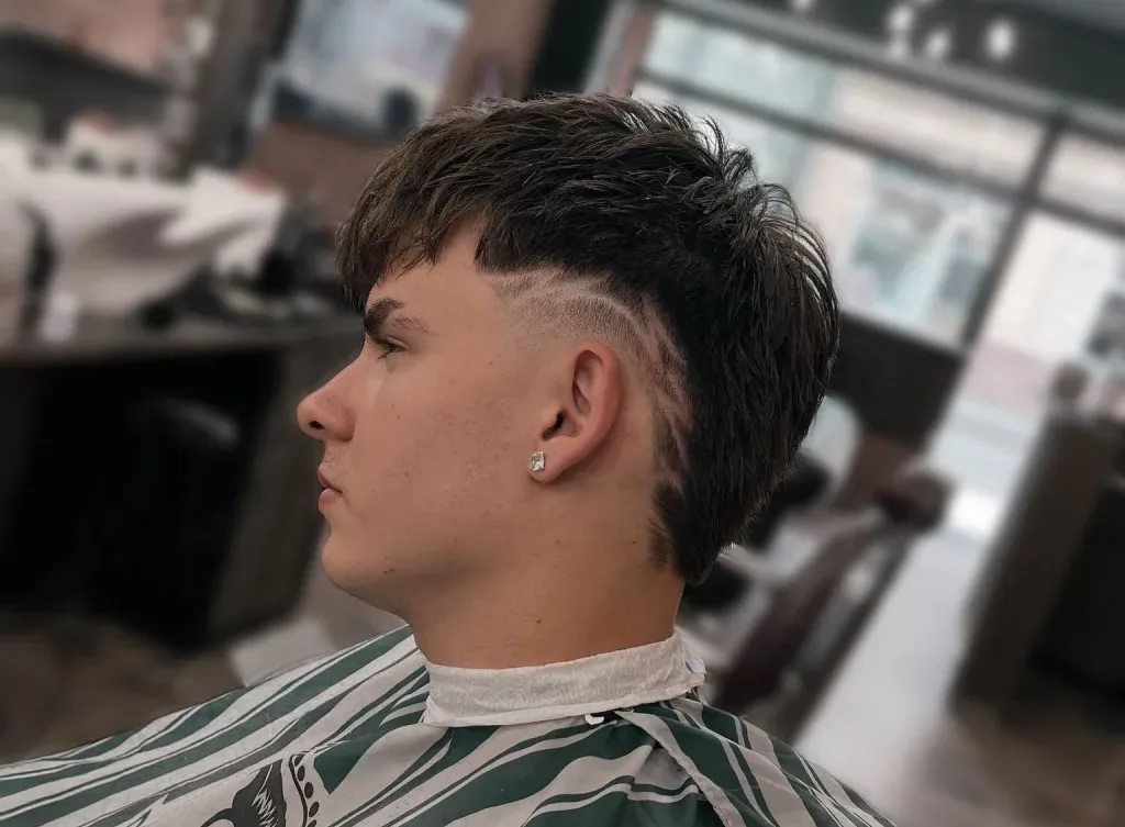 fryzura mullet